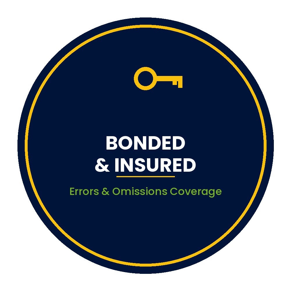 Bonded & Insured — Errors & Omissions Coverage